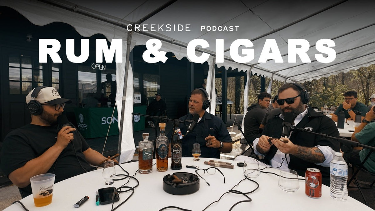 Creekside Podcast Ep. 051: Rum and Cigar Pairings: Finding Contrast and Balance