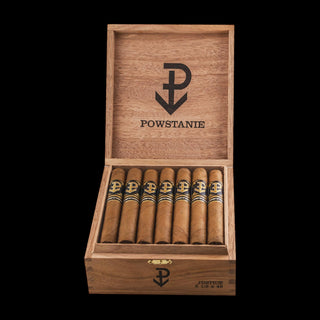 Box of cigars on a black background 