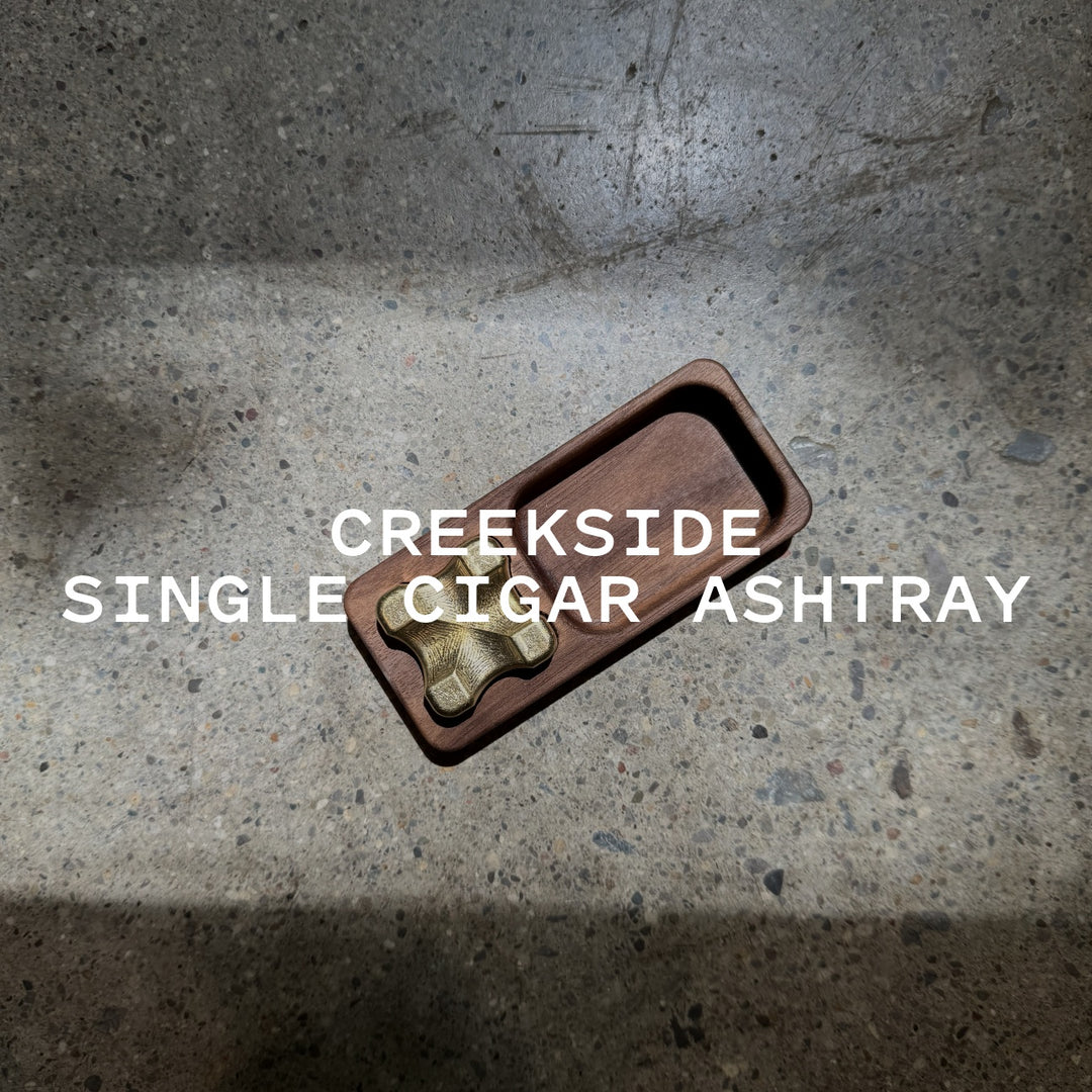 Creekside x Oakwood Machine Works Single Cigar Ashtray and Stand