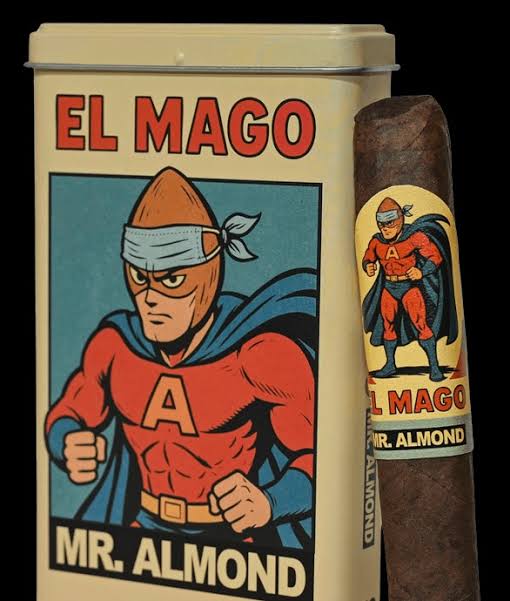 Tin of Cigars on a Black Background
