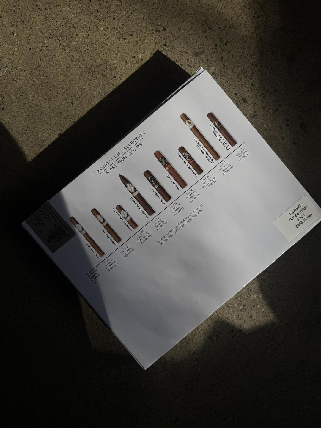 Davidoff Gift Selection 12 Premium Cigars